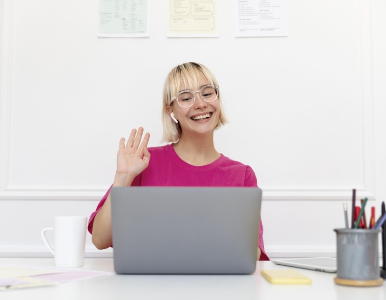young-woman-working-from-home-her-laptop